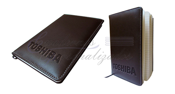 Libreta Piel Chocolate personalizada