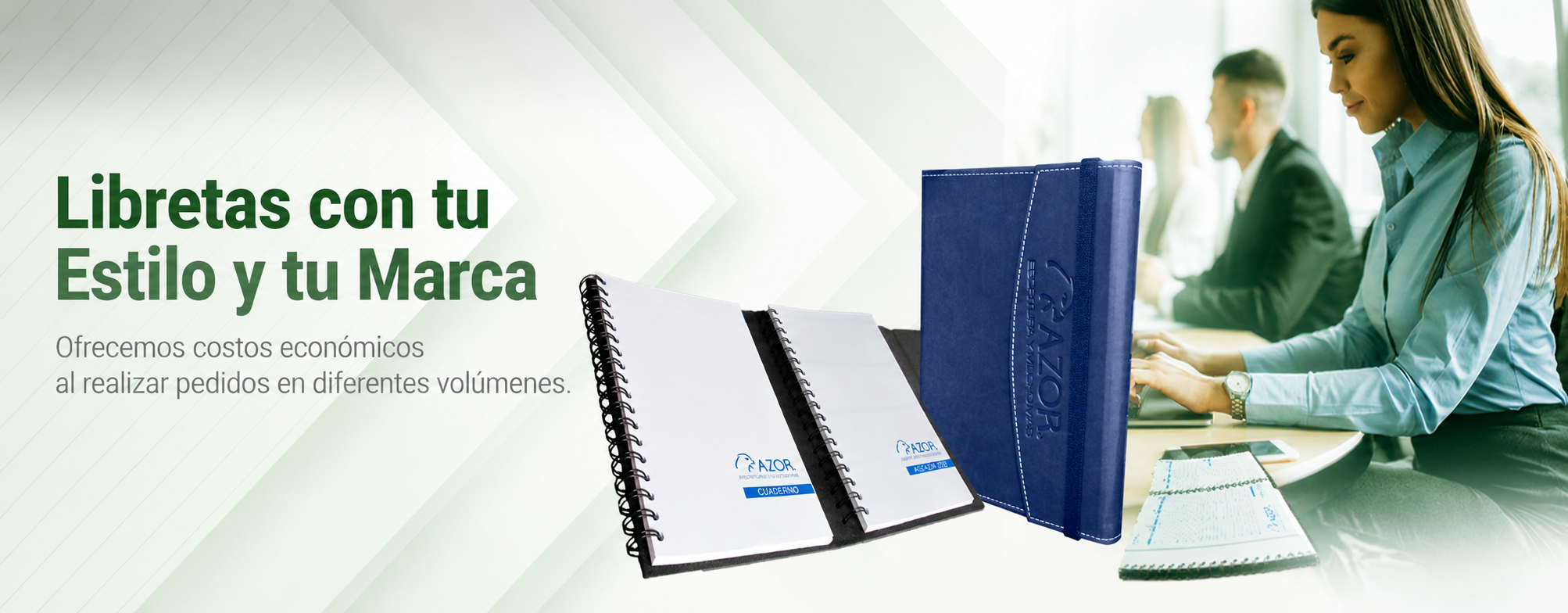 Fabricación de cuadernos personalizados